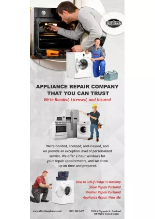 Appliance repair near me
