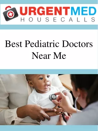 Best Pediatric Doctors Near Me