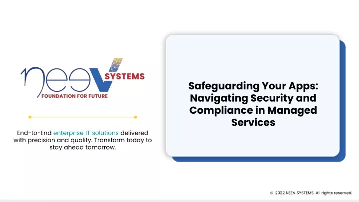 safeguarding your apps navigating security and compliance in managed services