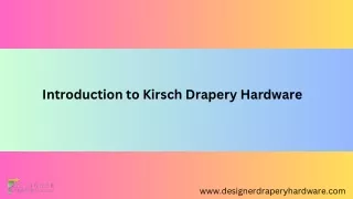 Kirsch Drapery Hardware