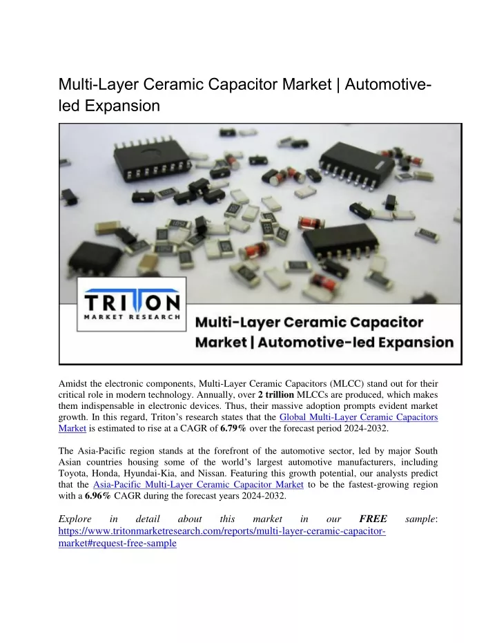 multi layer ceramic capacitor market automotive