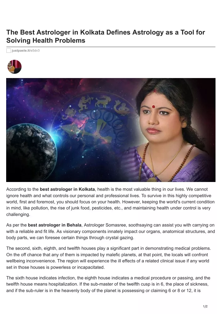 the best astrologer in kolkata defines astrology