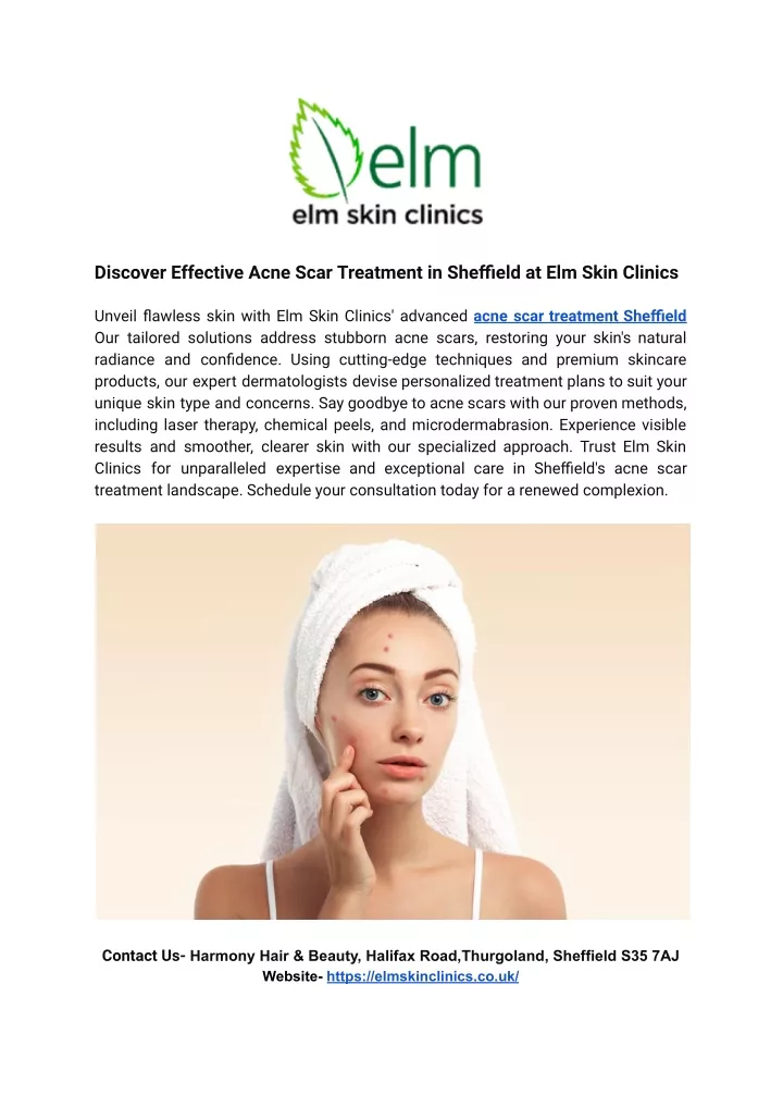 discover effective acne scar treatment