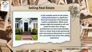 Mastering the Art of Selling in Real Estate