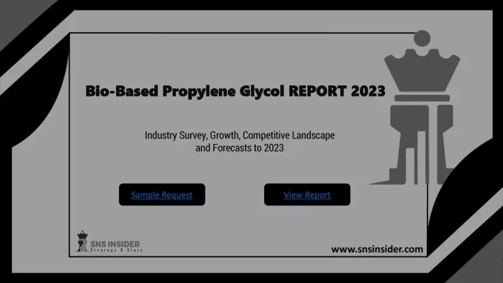 bio based propylene glycol report 2023