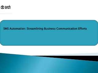 SMS Automation: Streamlining Business Communication Efforts
