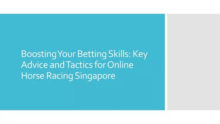 boosting your betting skills key advice