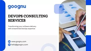 Goognu DevOps Consulting Services - Accelerating Software Delivery Excellence