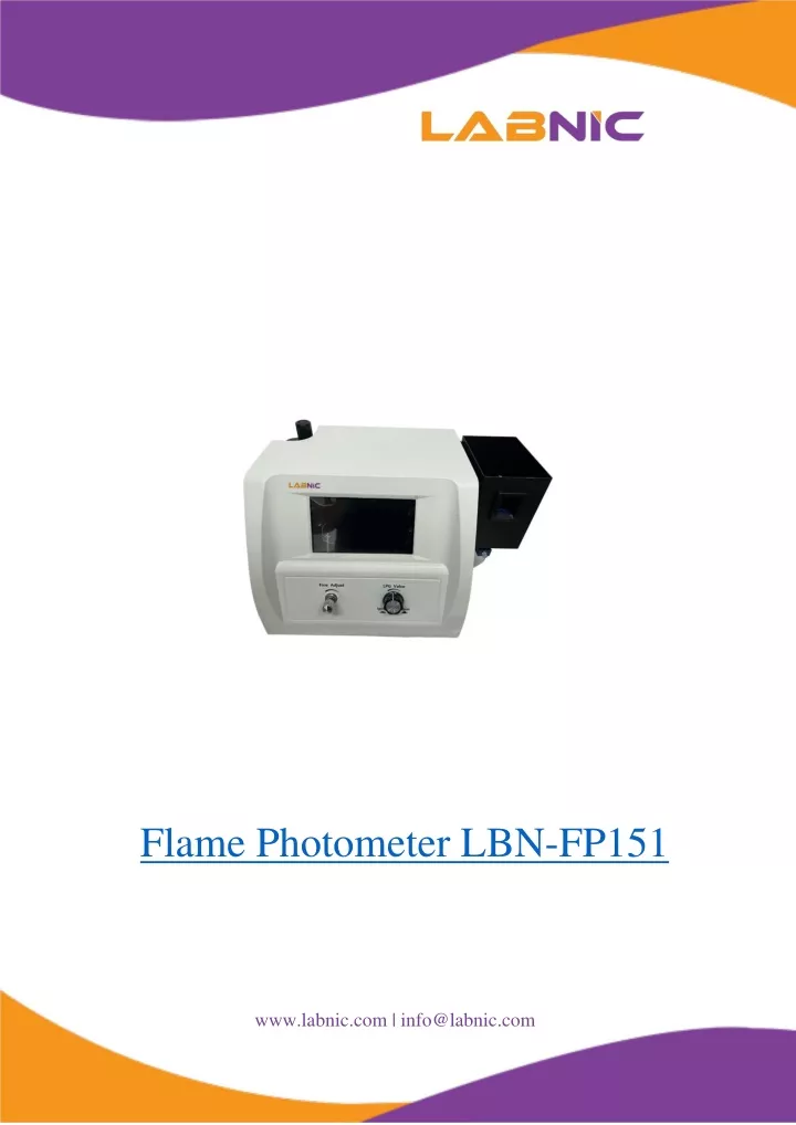 flame photometer lbn fp151