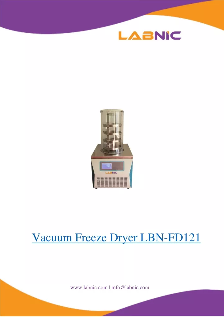 vacuum freeze dryer lbn fd121