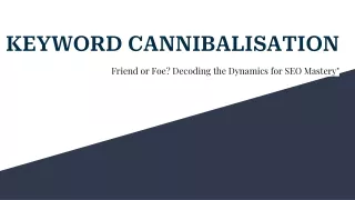 KEYWORD CANNIBALISATION