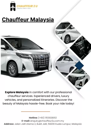 Professional Chauffeur Services in Malaysia - chauffeur2u