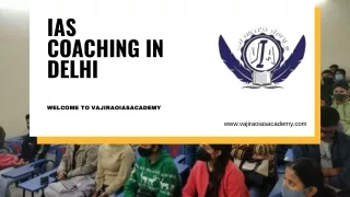 Best IAS Coaching Classes in Delhi at Vajirao IAS Academy - Enroll Now!