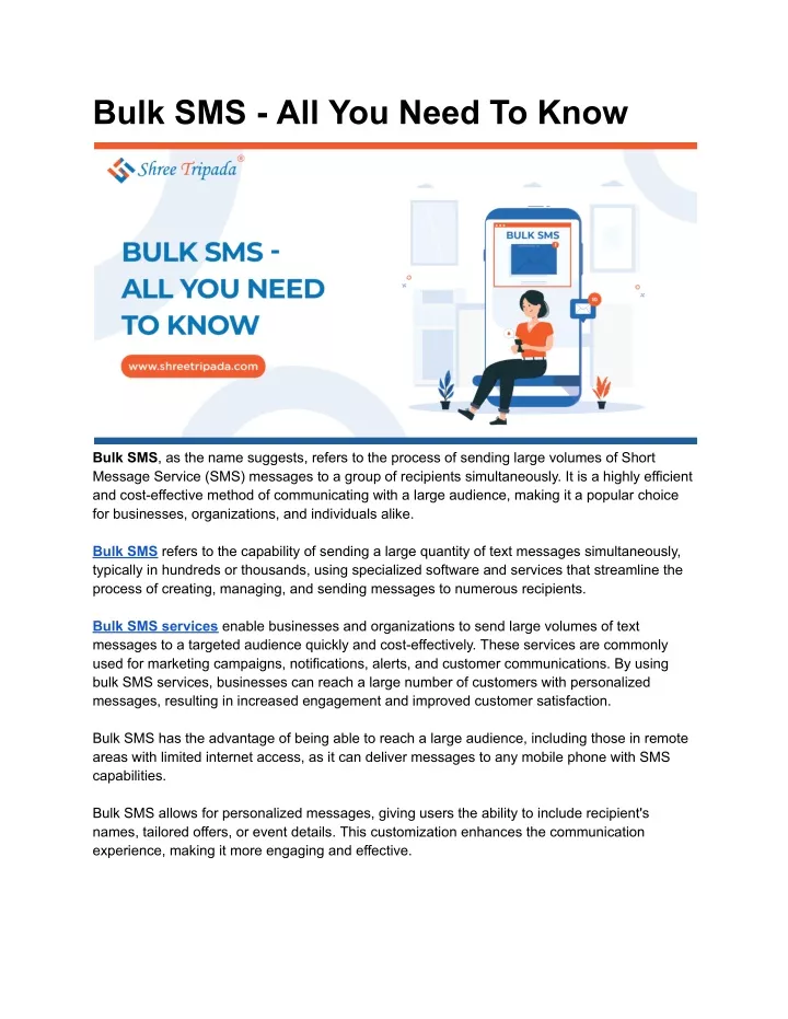 bulk sms all you need to know