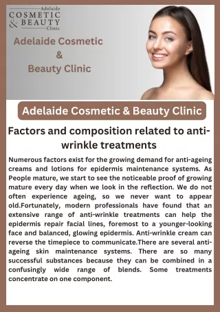 Anti Wrinkle Injections Adelaide