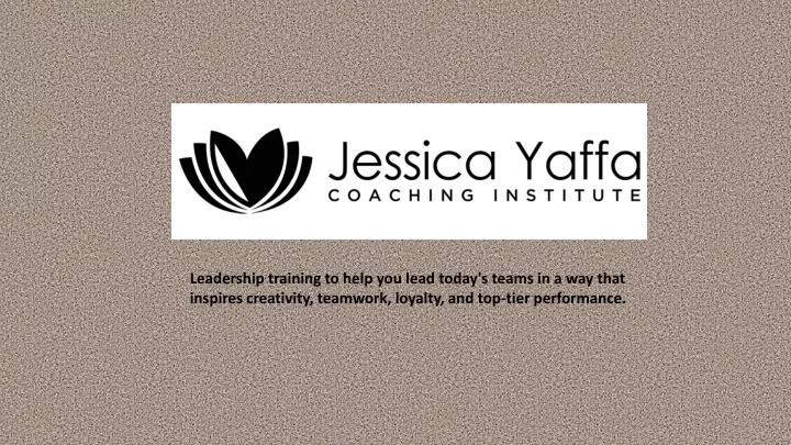 leadership training to help you lead today