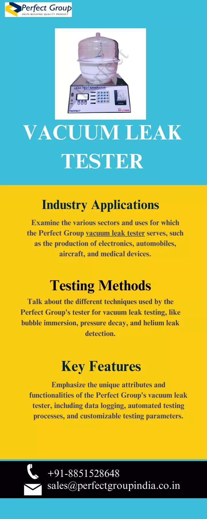 vacuum leak tester