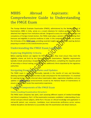 A Comprehensive Guide to Understanding the FMGE Exam.pdf