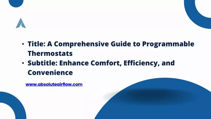 title a comprehensive guide to programmable