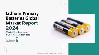 lithium primary batteries global market report