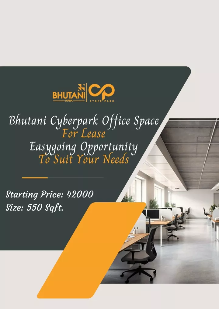bhutani cyberpark office space for lease