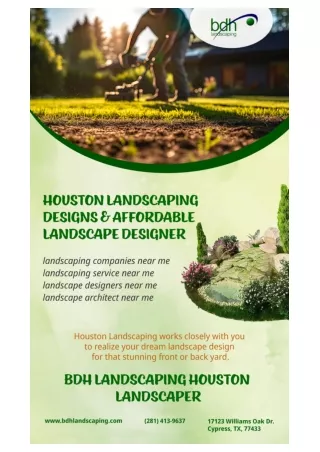 Landscape architect near me