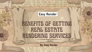 Benefits of getting real estate rendering services