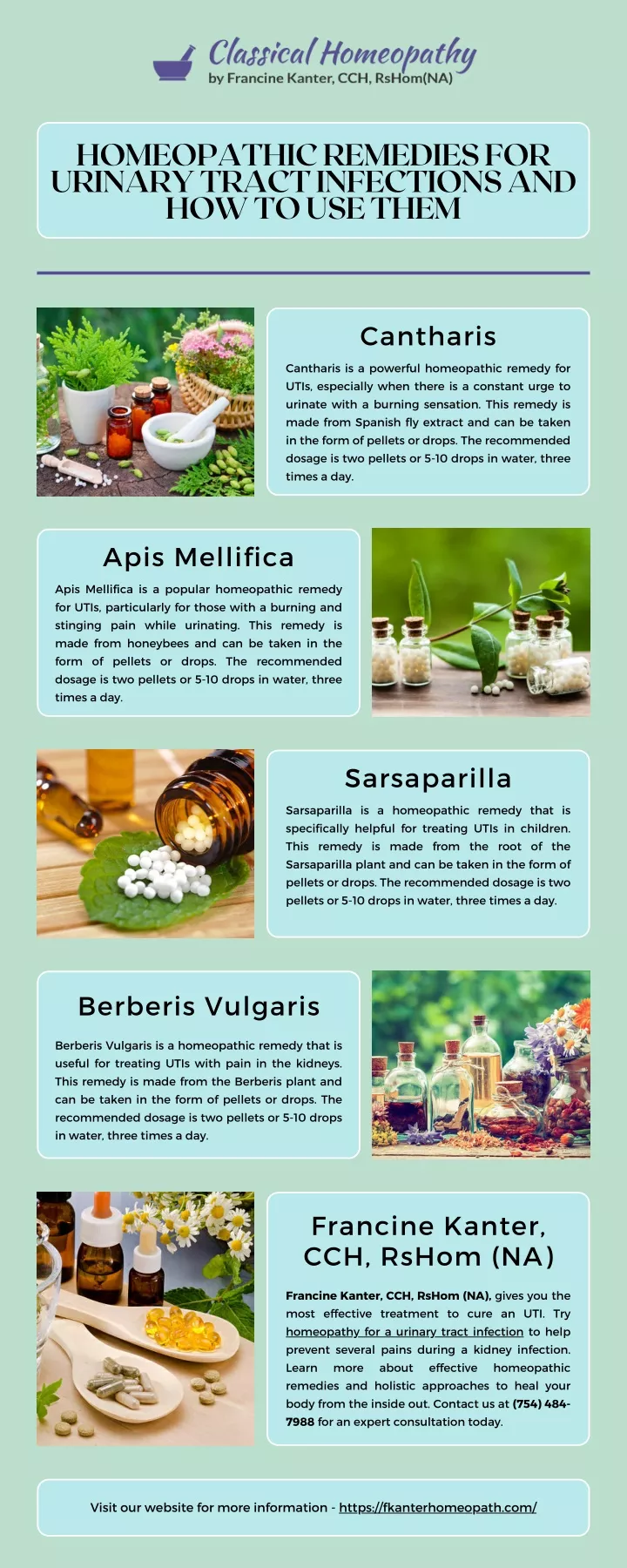 homeopathic remedies for urinary tract infections