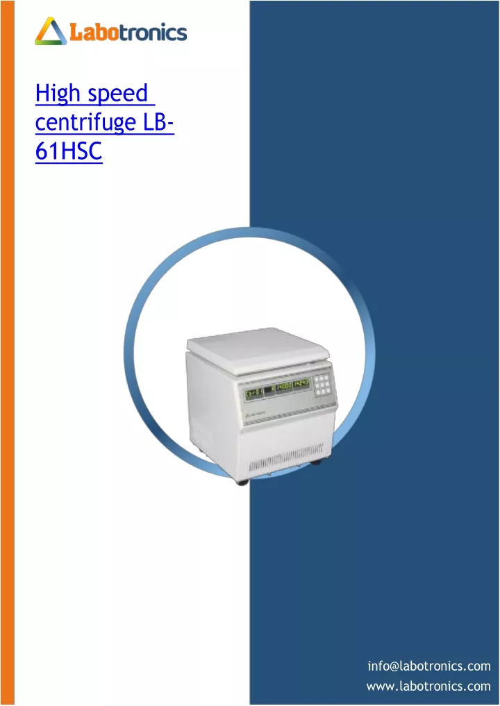 high speed centrifuge lb 61hsc