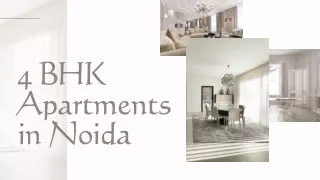 4 BHK Apartments in Noida | Ultramodern Living