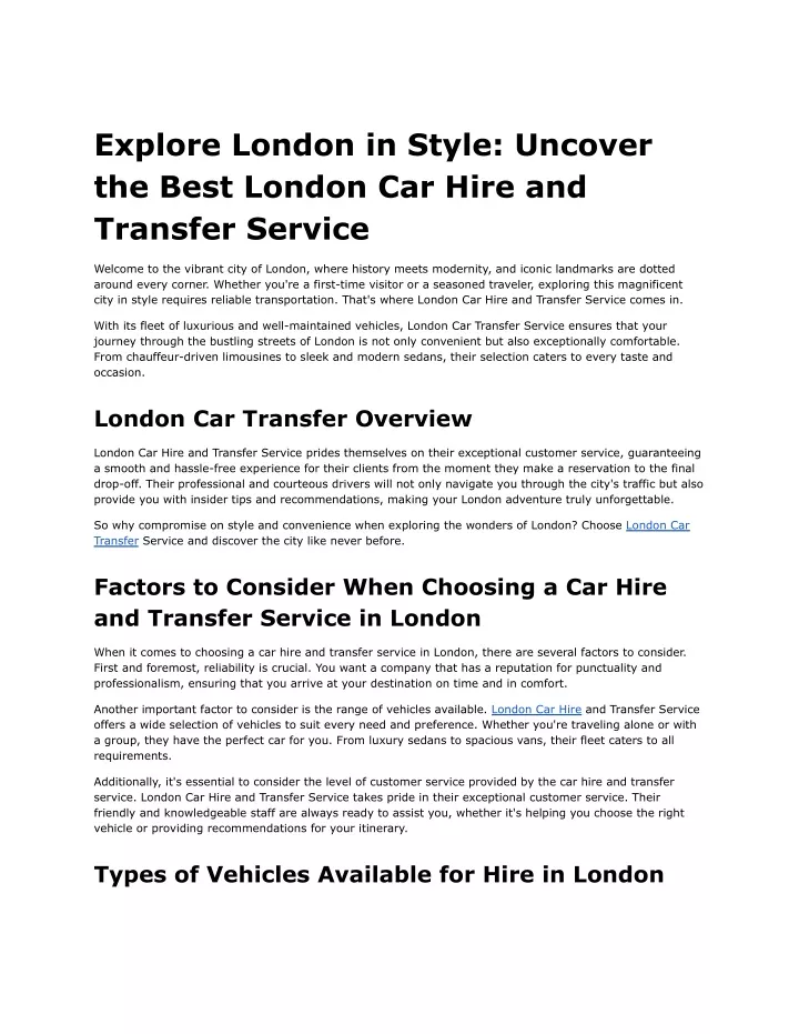 explore london in style uncover the best london