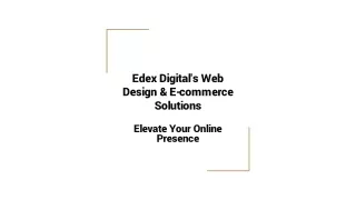edex digital s web design e commerce solutions