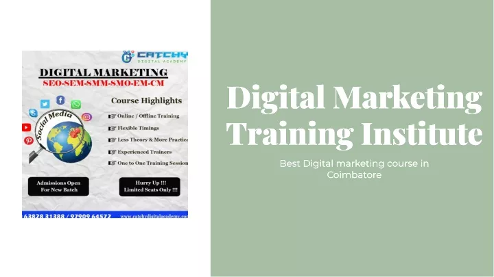 digital marketing training institute training