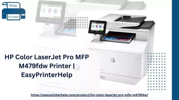 hp color laserjet pro mfp m479fdw printer