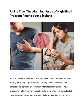 Rising Tide_ The Alarming Surge of High Blood Pressure Among Young Indians