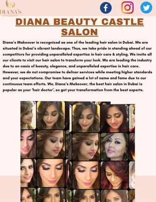 Ladies Salon in Dubai By Diana Beauty Castle