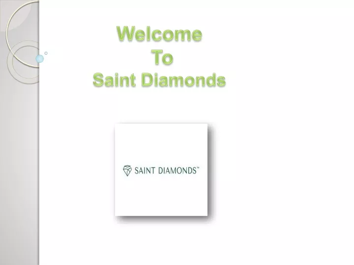 welcome to saint diamonds