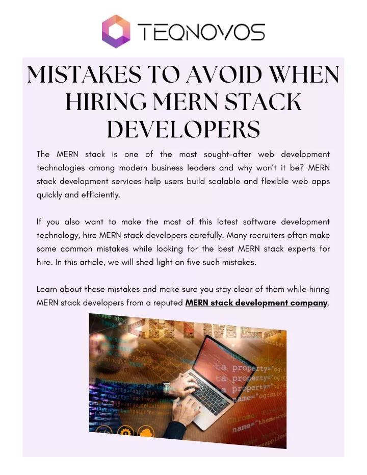 mistakes to avoid when hiring mern stack