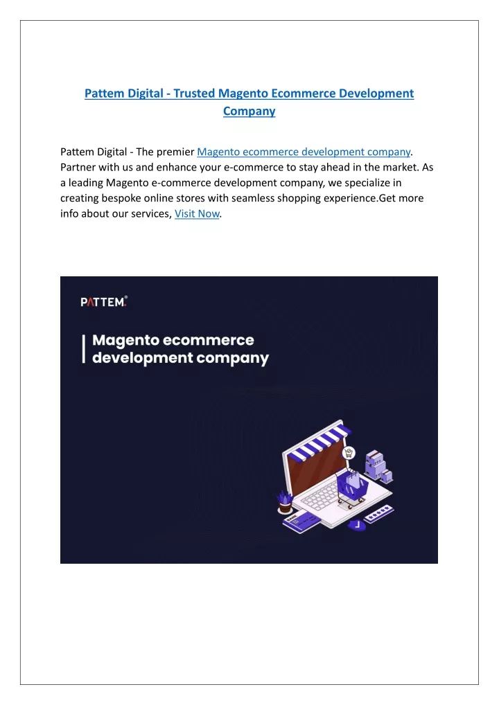 pattem digital trusted magento ecommerce