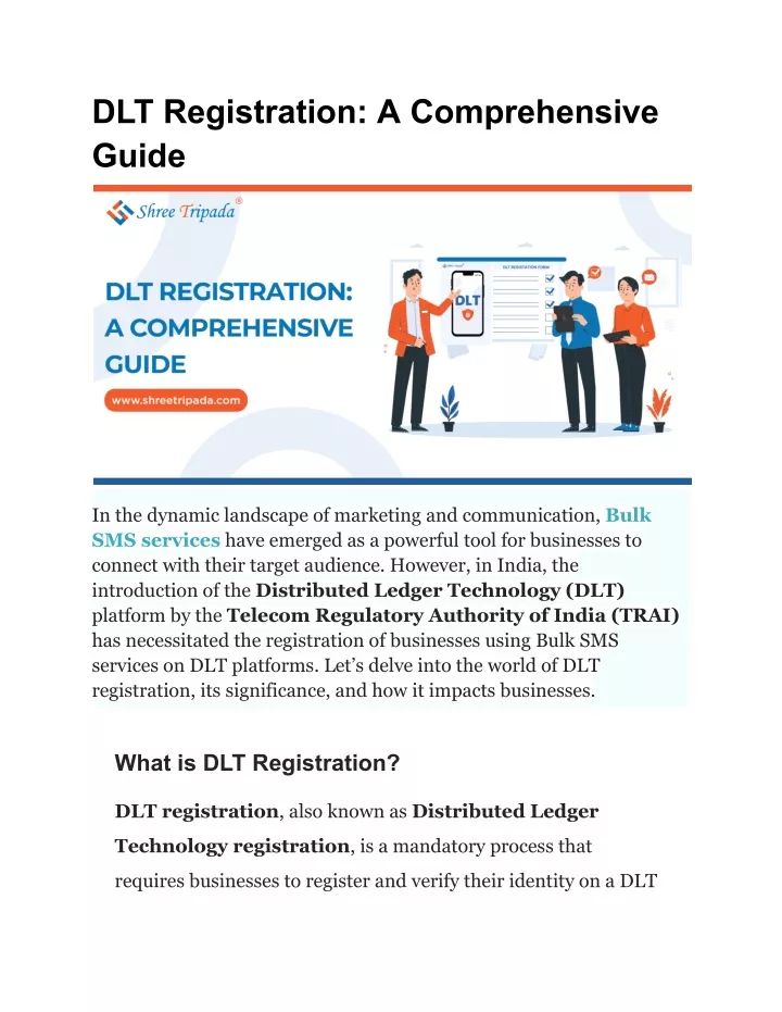 dlt registration a comprehensive guide