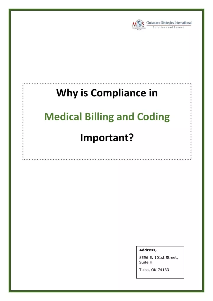 why is compliance in