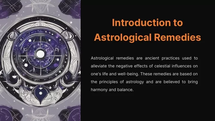 introduction to astrological remedies