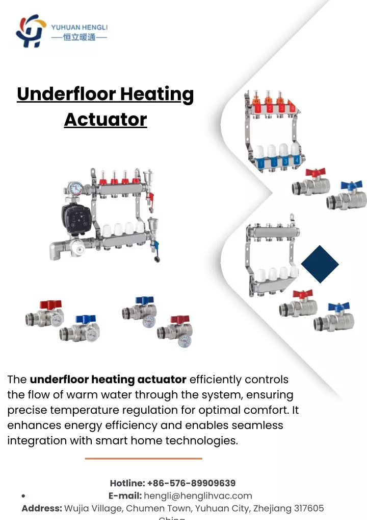 underfloor heating actuator