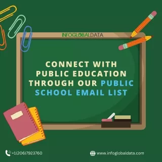 Connect with Public Education through Our Public school Email List-InfoGlobalData
