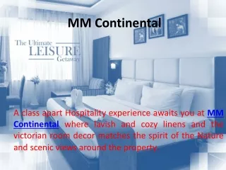 PresentationMMCONTINENTAL