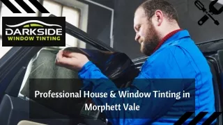 Professional House & Window Tinting in Morphett Vale
