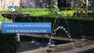 Elevate Your Business Image with Commercial Pond Fountains