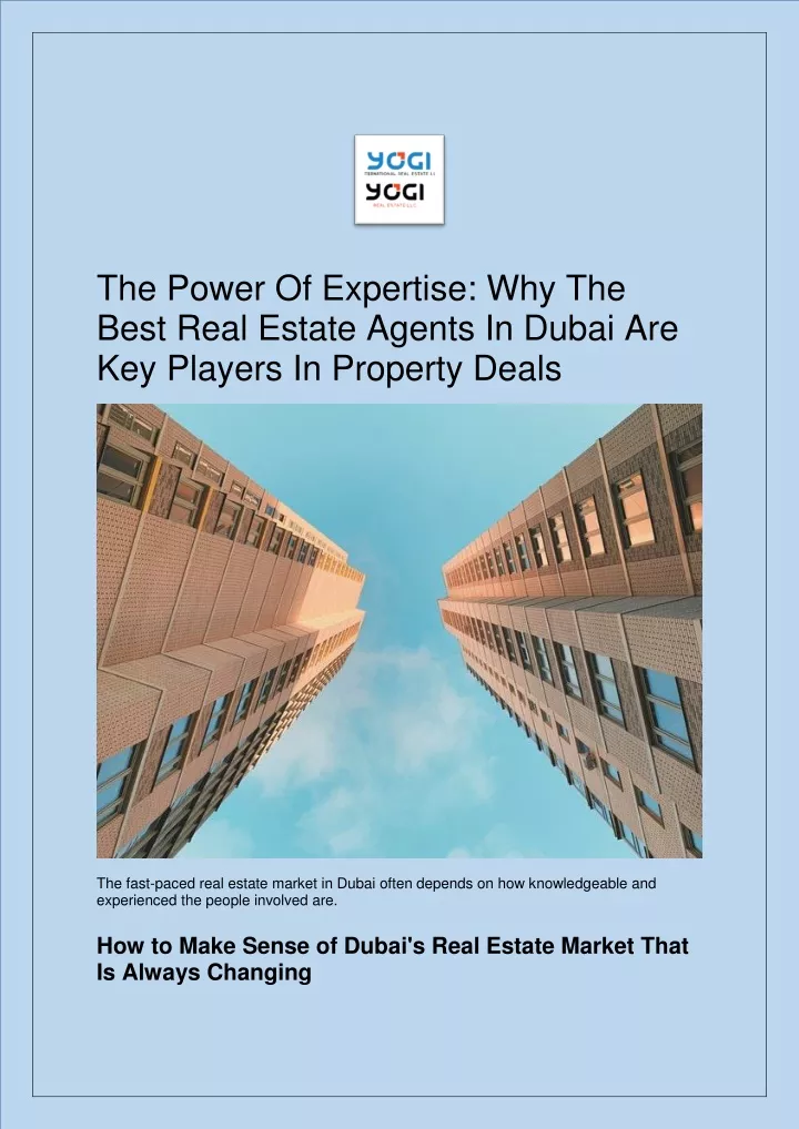 the power of expertise why the best real estate