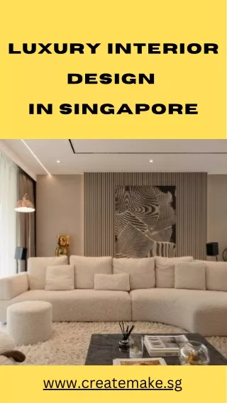 Luxury Interior Design in Singapore