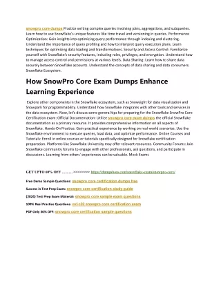 snowpro core practice exam pdf